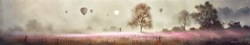 A Time To Treasure by John Waterhouse - Original Painting on Stretched Canvas sized 44x8 inches. Available from Whitewall Galleries